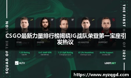 CSGO最新力量排行榜揭晓IG战队荣登第一宝座引发热议
